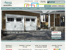 Tablet Screenshot of garagedoor.com